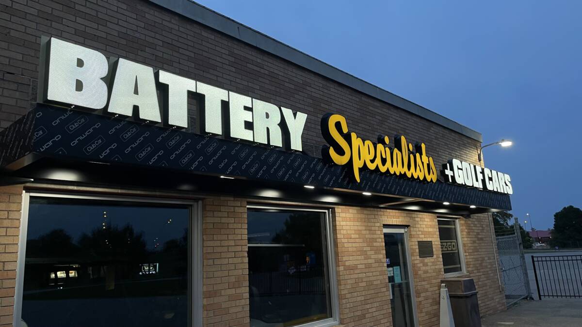 Battery Specialists + Golf Cars Ace Sign Co