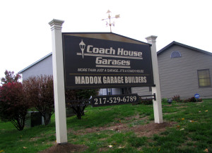 Coach House Garages Post and Panel Sign