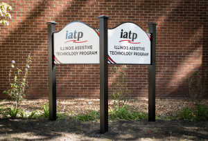 IL Assist Tech Post and Panel Sign