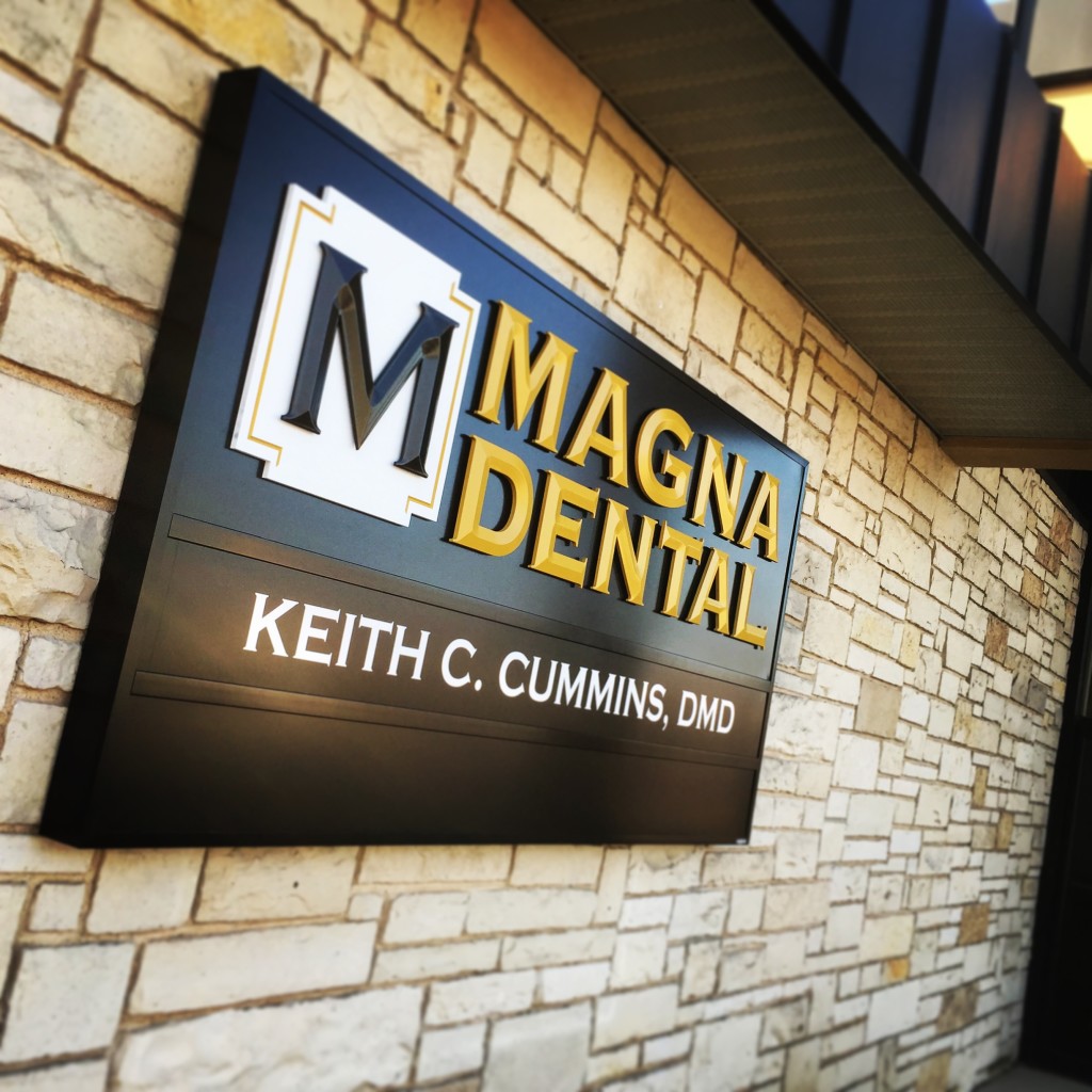 Magna Dental Wall Mounted Sign Ace Sign Co