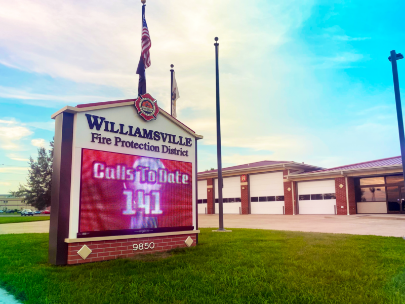 106506 Williamsville Fire Peak Monument Ace Sign Co