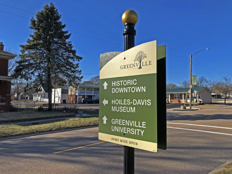 The City Of Greenville Pole Sign Ace Sign Co