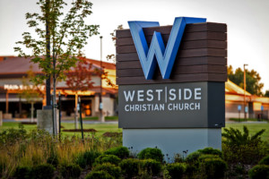 West Side Christian Church - Exterior Signage - Monument