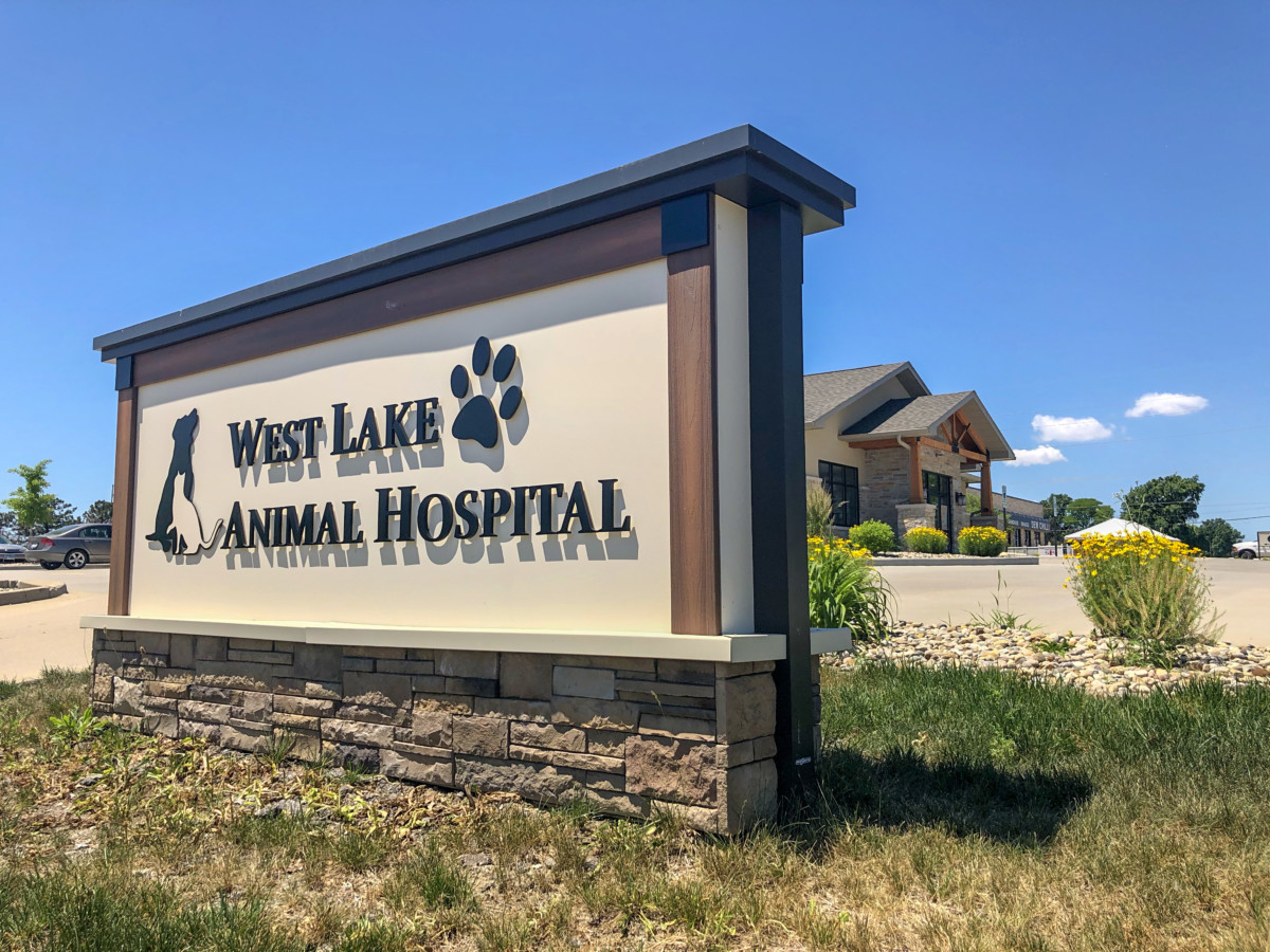 West Lake Animal Hospital Monument Flat Ace Sign Co