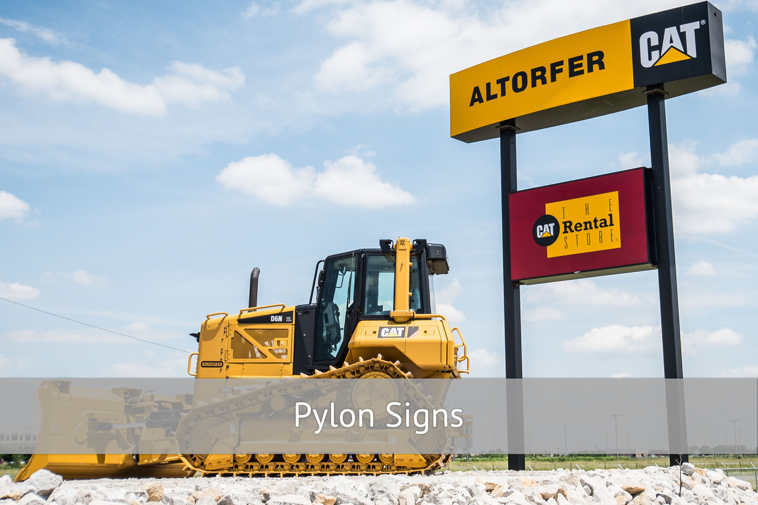Altorfer CAT Corporate Office - Pylon Sign