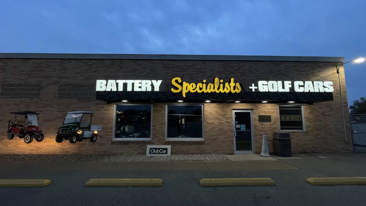 Battery Specialists + Golf Cars 2 Ace Sign Co