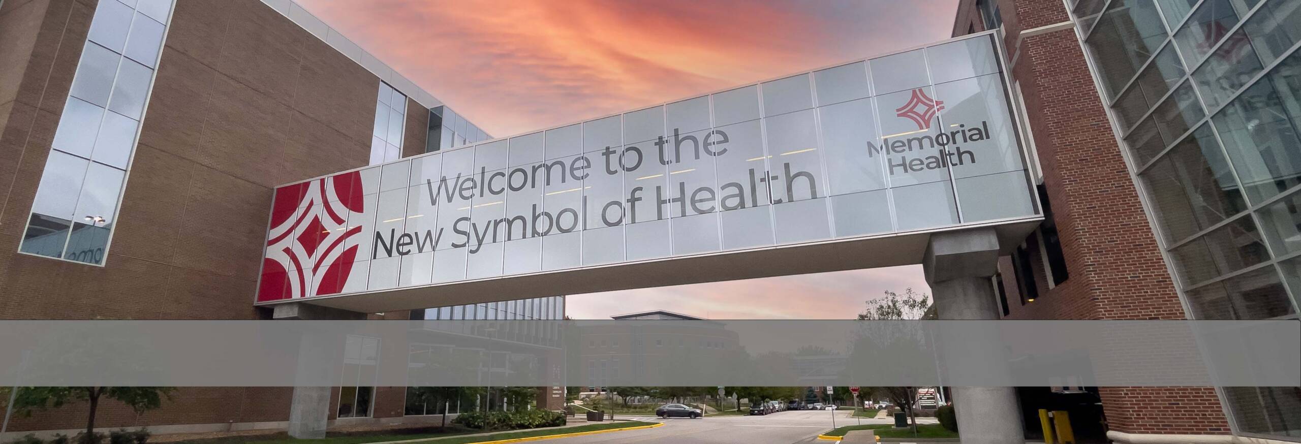 Memorial Health Rebrand Skywalk