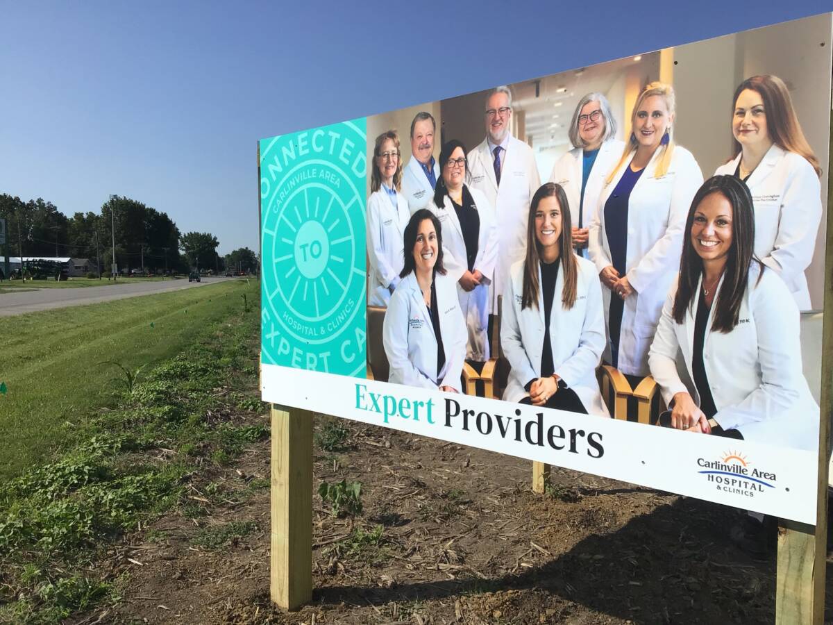 49999 Carlinville Area Hospital 1 Ace Sign Co