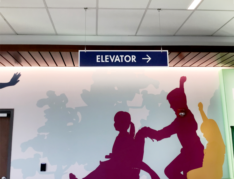 Springfield Clinic Old Jacksonville Road 112532 elevator sign