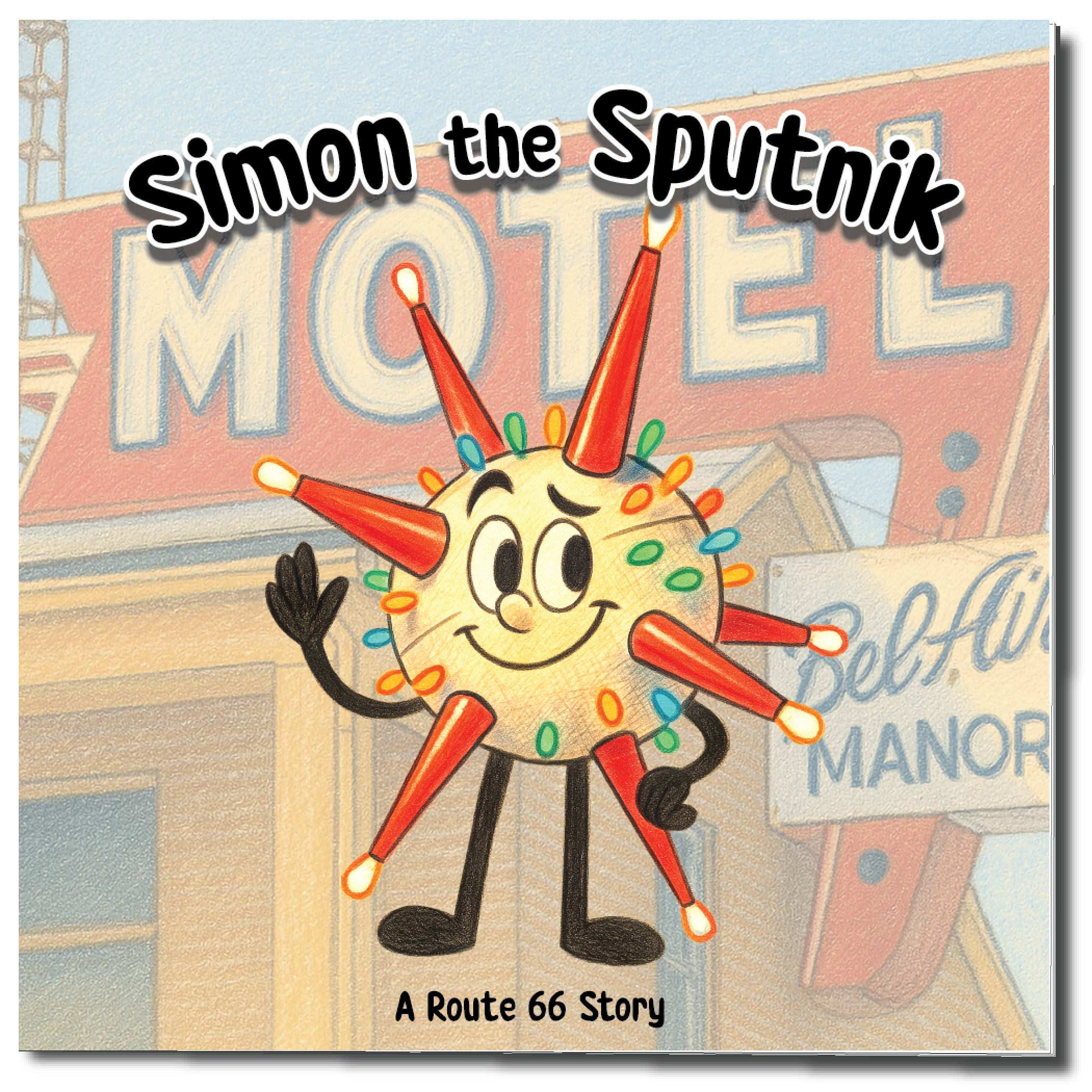 Simon the Sputnik – Book Cover (Render)