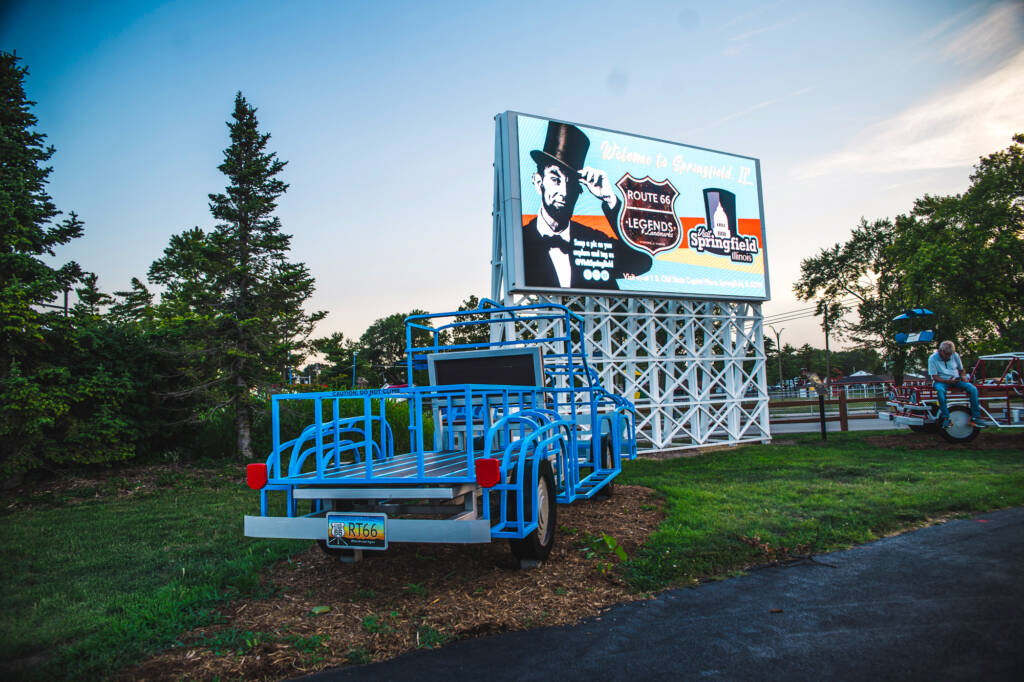 LED ライティング ポスターROAD SIDE of AMERICA LED ライティング